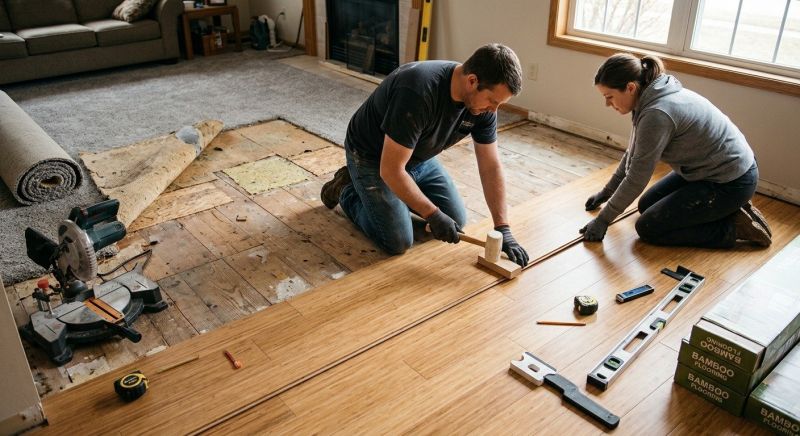 Bamboo Flooring Installation in Hagerstown, MD