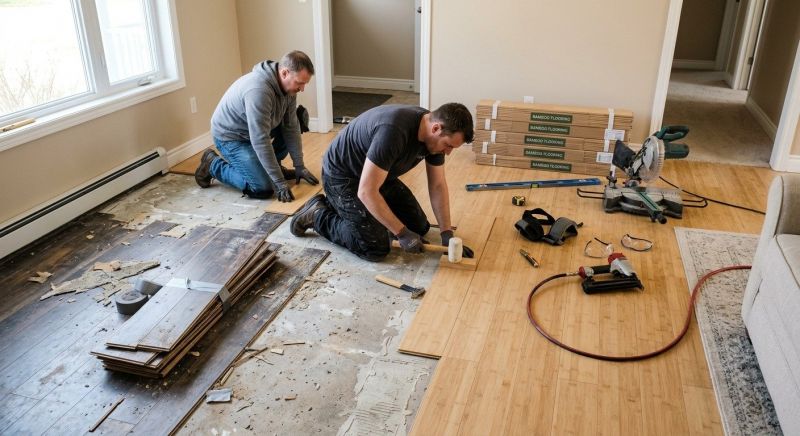 Bamboo Flooring Installation in Hagerstown, MD