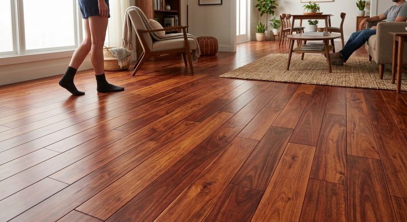 Cherry Floor Installation in Keedysville, MD