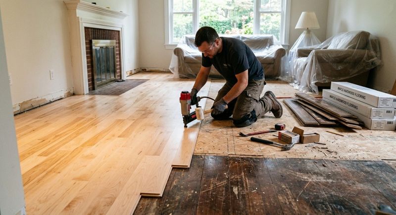 Maple Flooring Installation in Falling Waters, WV