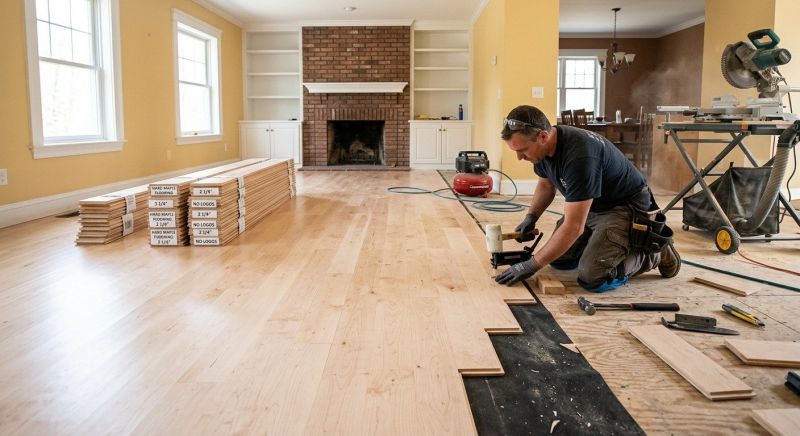 Maple Flooring Installation in Hagerstown, MD