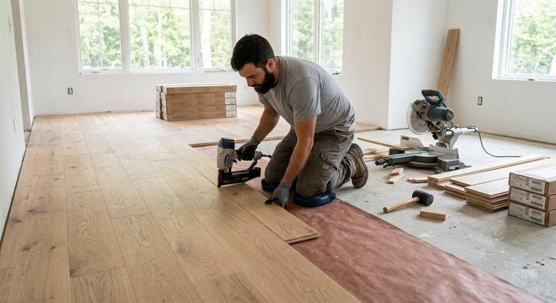 Oak Floor Installation in Chambersburg, PA