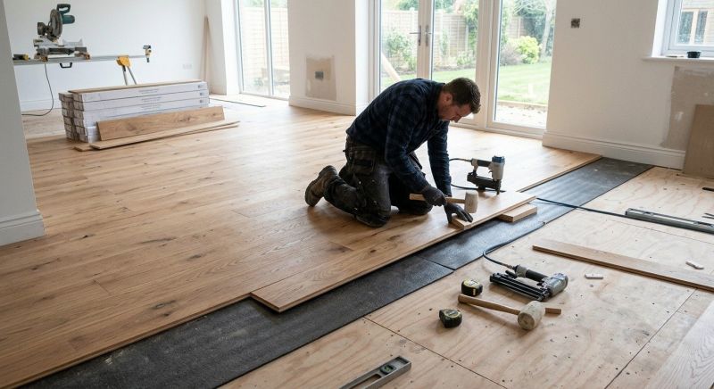 Oak Floor Installation in Fairfield, PA