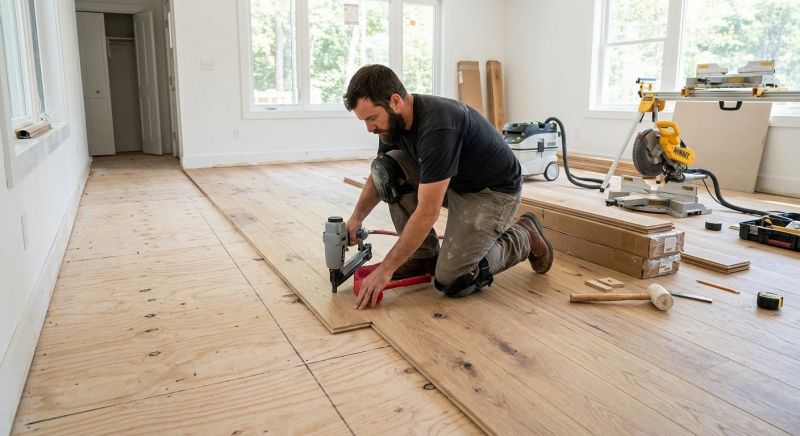 Oak Floor Installation in Keymar, MD