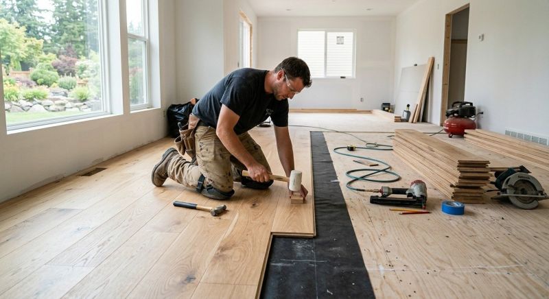 Oak Floor Installation in Hagerstown, MD