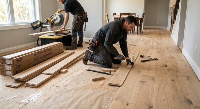 Oak Floor Installation in Thurmont, MD