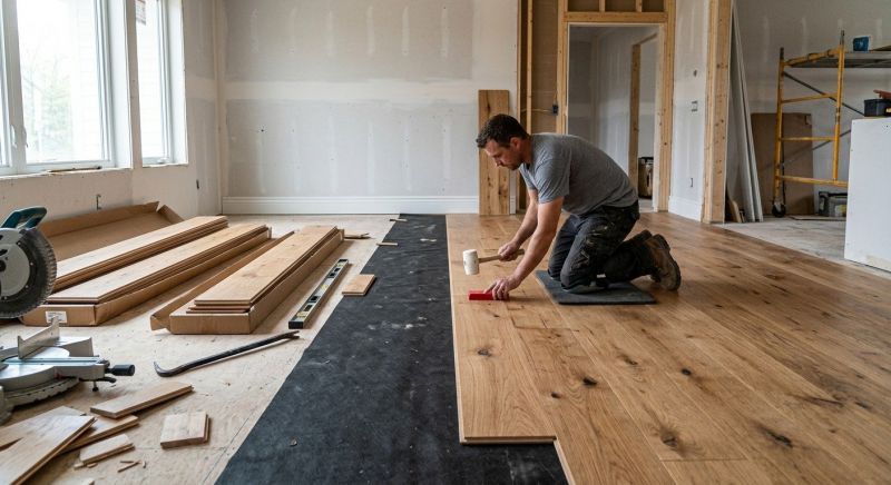 Plank Floor Installation in Hagerstown, MD