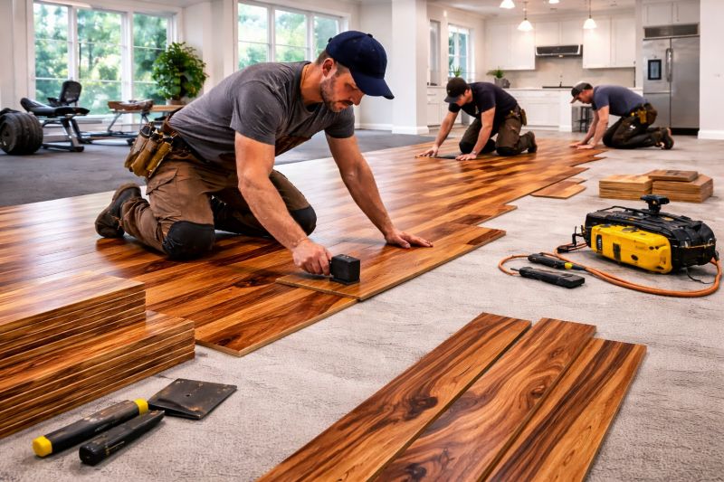 Teak Flooring Installation in Hagerstown, MD