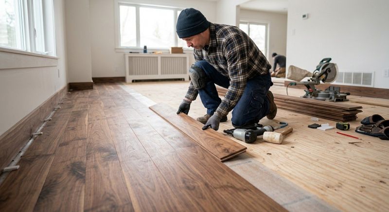 Walnut Flooring Installation in Hagerstown, MD