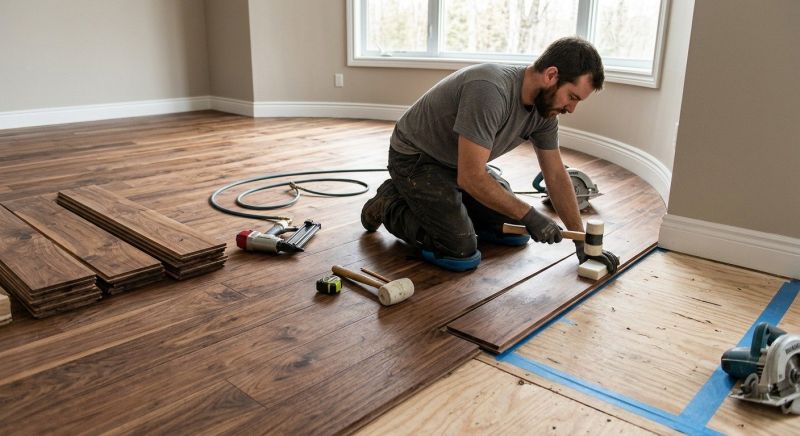 Walnut Flooring Installation in Hagerstown, MD