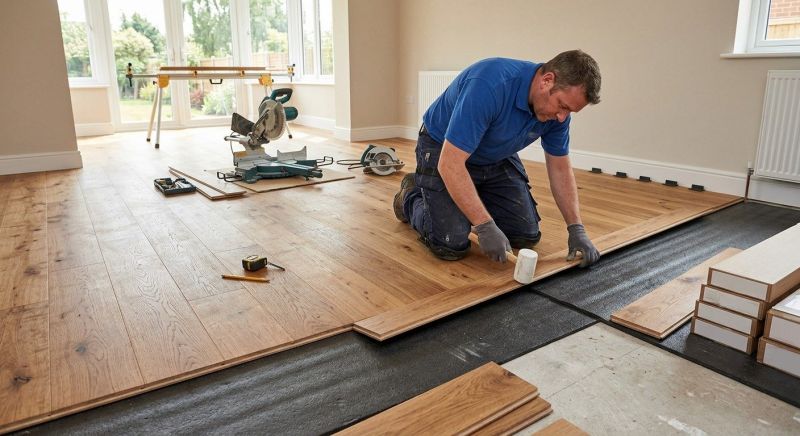Wide Plank Floor Installation in Hagerstown, MD