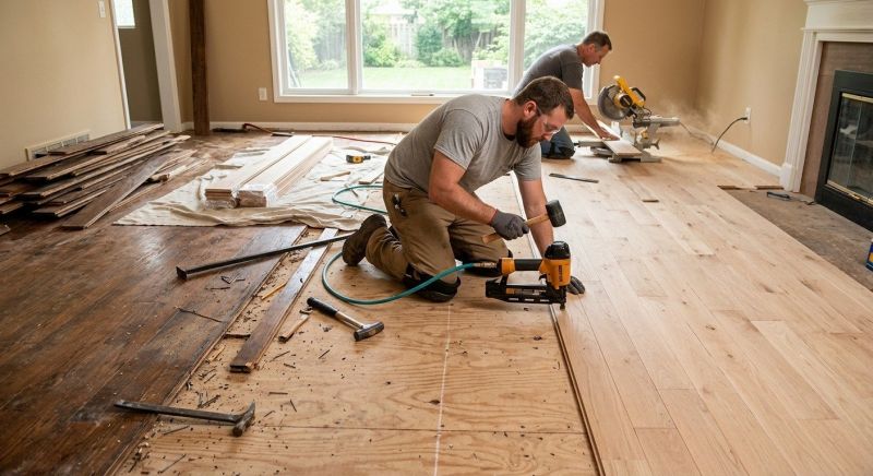 Wood Floor Replacement in Cascade, MD