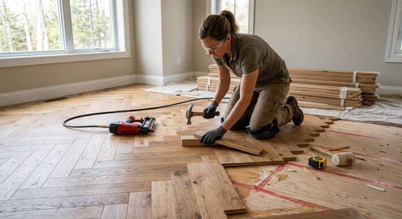 Wood Flooring Installation in Falling Waters, WV